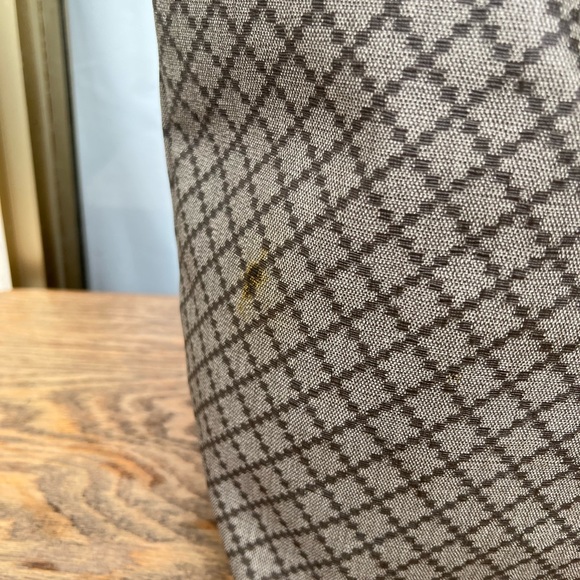 Gucci Brown Diamante Canvas Tote Bag - Picture 11 of 14